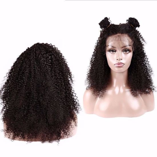 Picture of Wig kinky curly 150% density 10a grade  20 inch (50 cm) 