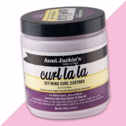 Show details for Aunt Jackie's Curl La La  defining curl custard 15oz Picture of Aunt Jackie's Curl La La  defining curl custard 15oz