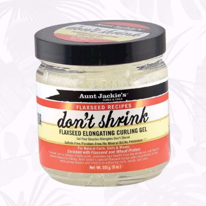 Show details for Don’t Shrink Flaxseed Elongating Curling Gel 15oz Picture of Don’t Shrink Flaxseed Elongating Curling Gel 15oz