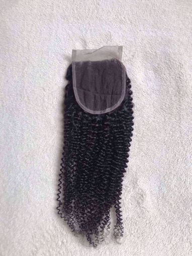 Picture of 4x4 closure kinky curly