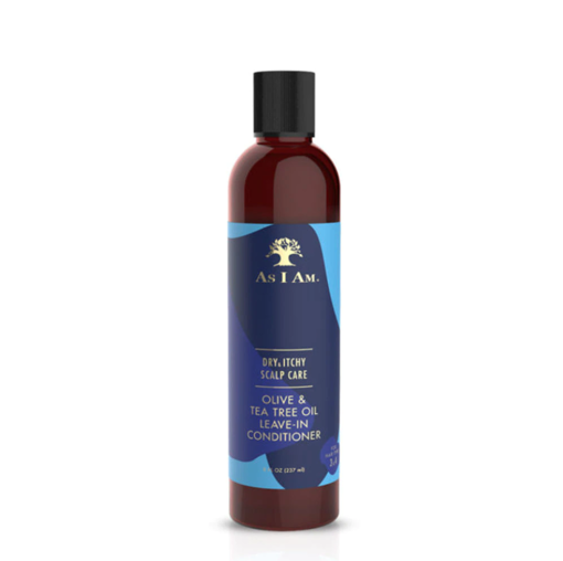 Imagen de As I Am Dry & Itchy Scalp Care Olive & Tea Tree Oil Leave-In Conditioner