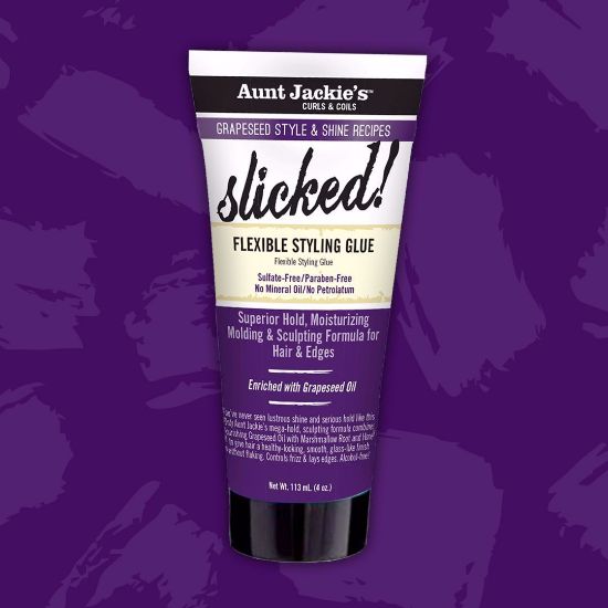Picture of Aunt Jackie's SLICKED! Flexible Styling Glue 4oz