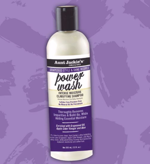 Picture of Aunt Jackie´s POWER WASH INTENSE MOISTURE CLARIFYING SHAMPOO 12oz