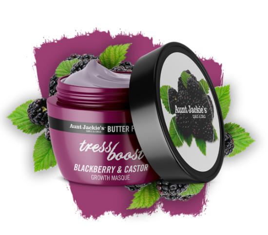 Image sur Aunt Jackie´s TRESS BOOST - Masque de repousse des cheveux avec mûre et ricin 8oz