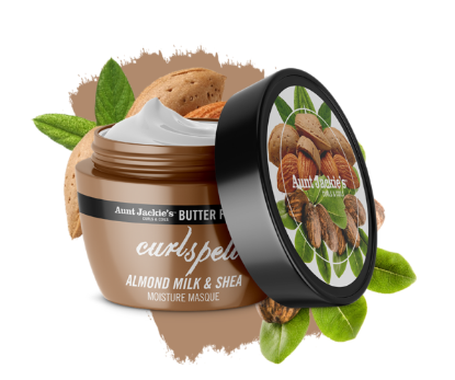 Show details for Aunt Jackie´s CURL SPELL – Almond Milk and Shea Butter Moisture Masque 8oz Picture of Aunt Jackie´s CURL SPELL – Almond Milk and Shea Butter Moisture Masque 8oz