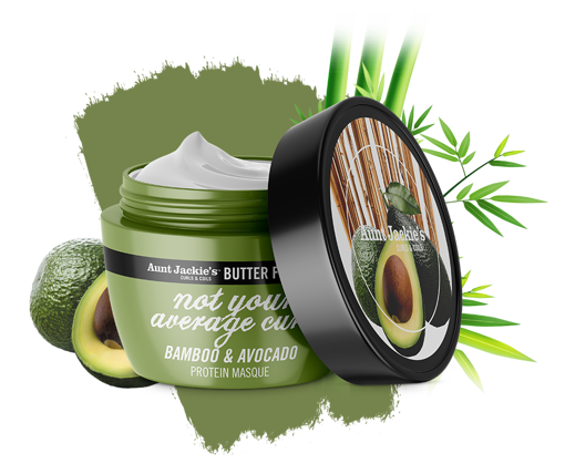 Picture of NOT YOUR AVERAGE CURL – Bamboo & Avocado Protein Masque