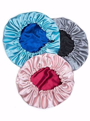 Show details for Cuffia in raso colore reversibile Picture of Cuffia in raso colore reversibile