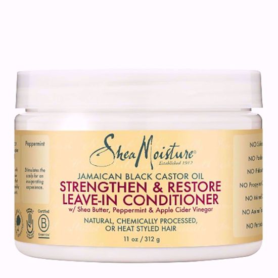 Imagen de BLACK CASTOR OIL STRENGTHEN & RESTORE LEAVE-IN 312g