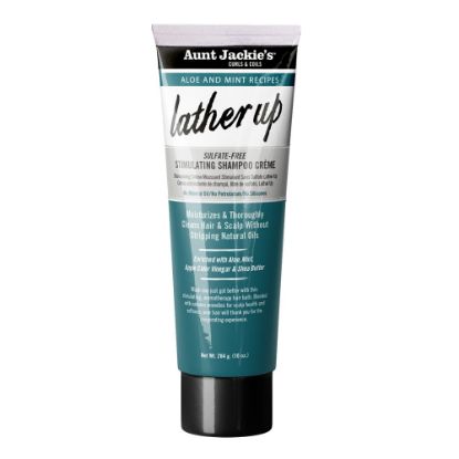 Show details for Aunt Jackie's Lather Up - Crema shampoo stimolante con Aloe e Menta 10oz Picture of Aunt Jackie's Lather Up - Crema shampoo stimolante con Aloe e Menta 10oz