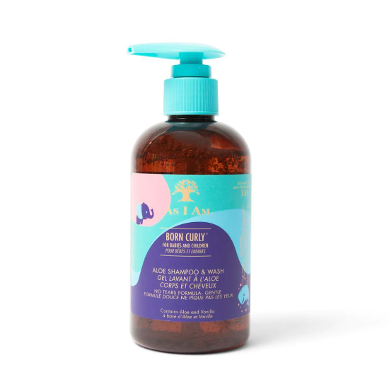 Picture of As I Am Born Curly Aloe Shampoo & Wash 240ml