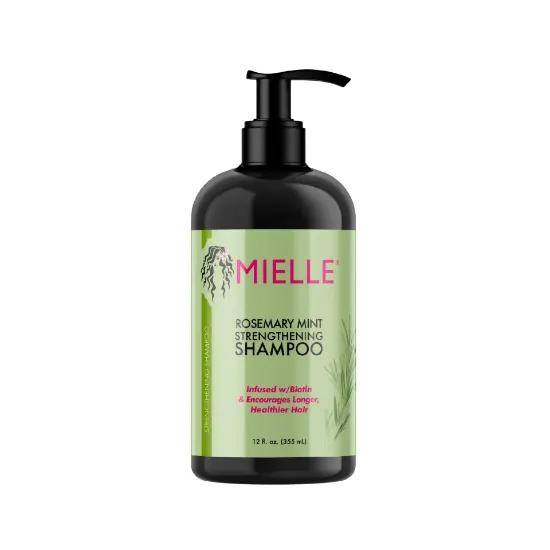 Image sur Mielle Shampoing fortifiant à la menthe et au romarin 355ml