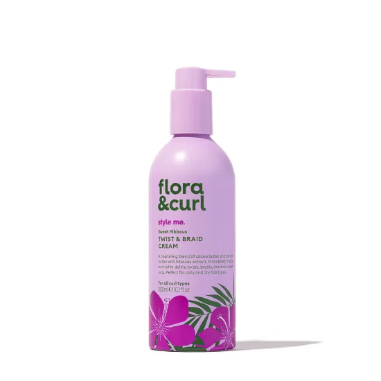 Imagen de Flora&Curl Sweet Hibiscus Twist & Braid Cream 300ml