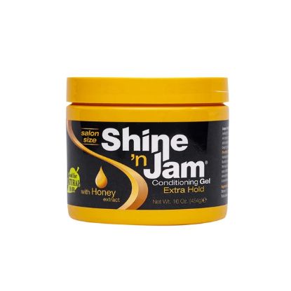 Show details for Gel condizionante Shine 'n Jam tenuta extra 454ml Picture of Gel condizionante Shine 'n Jam tenuta extra 454ml