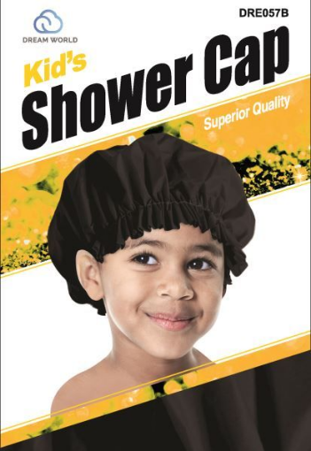 Imagen de Dream World  Gorro de ducha negro para niños #57B