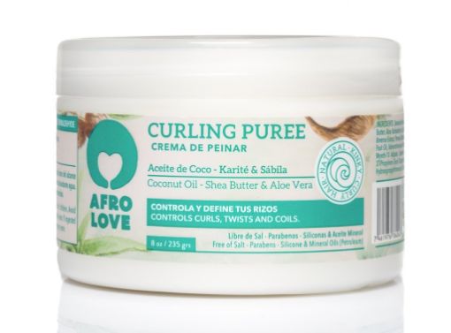 Picture of Afro Love Curling Puree - Styling Cream for Curly Hair with Coconut Oil 