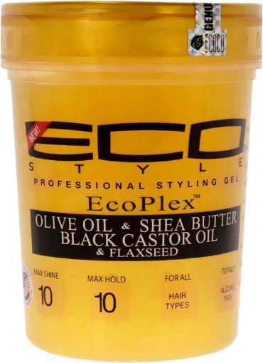 Picture of Eco Styler Styling Gel Gold 8oz Olive Oil, Shea Butter & Black Castor Oil & Flaxseed