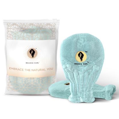 Agrandir l'image de Moufles de Séchage pour Cheveux Sarcelle Image de Moufles de Séchage pour Cheveux Sarcelle