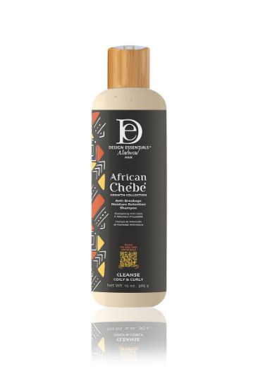 Imagen de Design Essentials Champú African Chebe Anti-Rotura y Retención de Hidratación 12oz