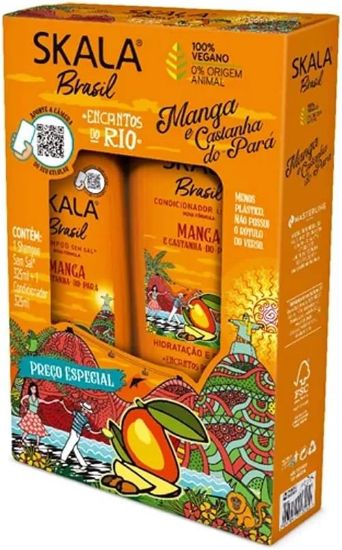 Picture of Skala  Kit di Shampoo + Balsamo al Mango e Nocciola del Brasile 2x325ml