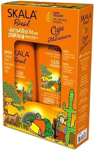 Image sur Skala Kit de Shampooing et Après-shampoing Caju et Murumuru 2x325ml