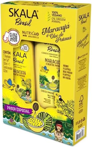 Image sur SKALA Kit de Shampooing + Après-shampoing au Fruit de la Passion et à l'Huile de Patauá 2x325ml 