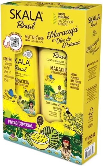 Picture of SKALA Passion Fruit and Patauá Oil Shampoo + Conditioner Kit 2x325ml