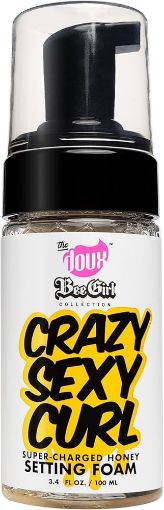 Image sur The Doux Bee Girl Crazy Sexy Mousse coiffante pour boucles au miel  100ml