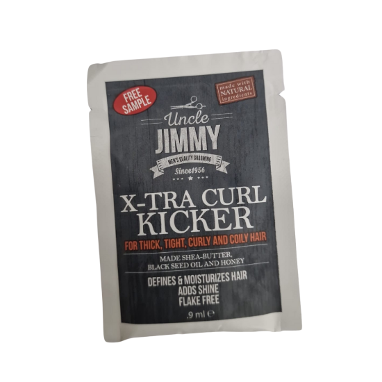 Image sur Échantillon gratuit Uncle Jimmy X-TRA Curl-Kicker Crème Définissante Boucles 9ml