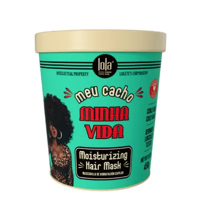 Agrandir l'image de Lola Cosmetics Masque Hydratant Meu Cacho Minha Vida 450g Image de Lola Cosmetics Masque Hydratant Meu Cacho Minha Vida 450g