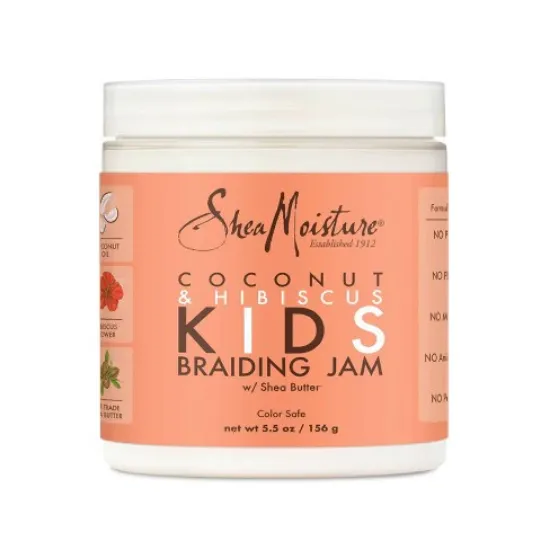 Picture of Shea Moisture  Coconut & Hibiscus Kids Braiding Jam 5.5 oz